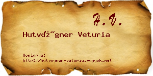 Hutvágner Veturia névjegykártya